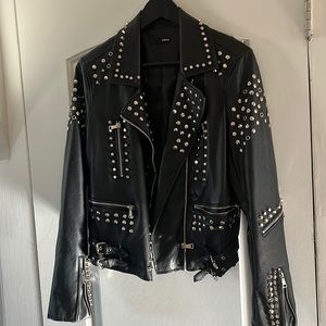 AQUA Studded Moto jacket